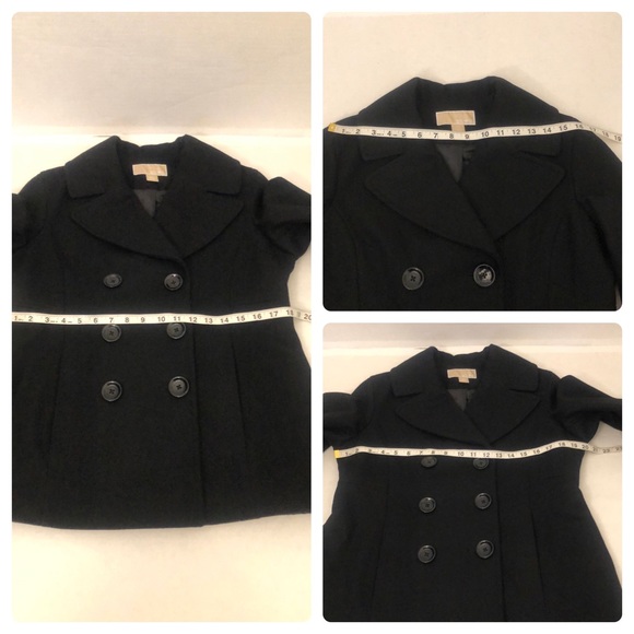 MICHAEL Michael Kors Wool, Front Pockets Double Breasted Coat/EUC - Picture 15 of 15